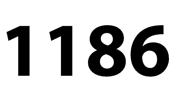 1186