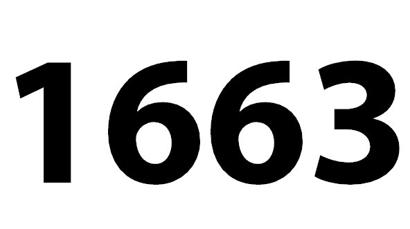 1663 1663