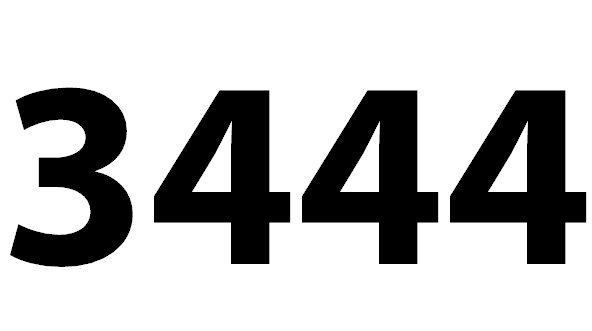 3444