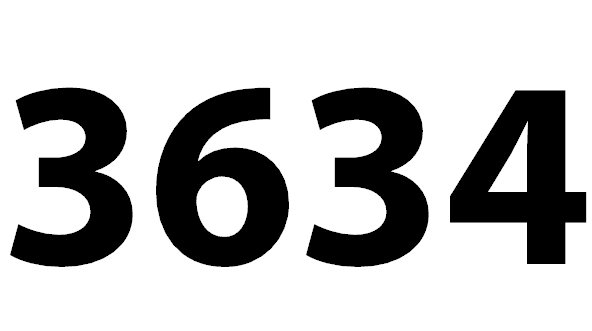 3634
