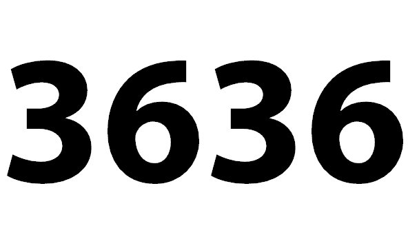 3636