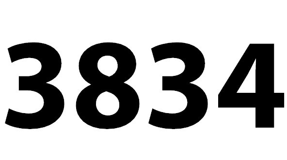 3834