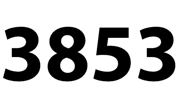 3853
