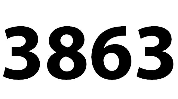 3863