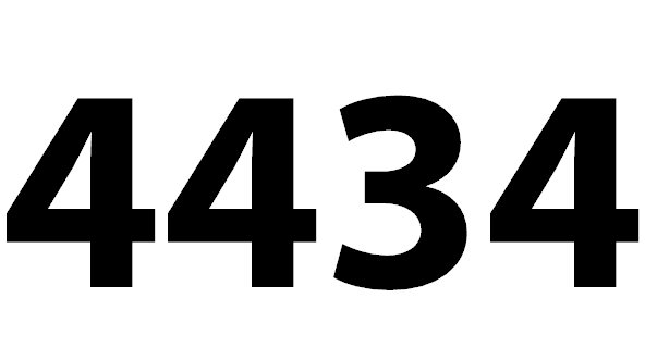 4434