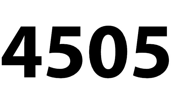 4505