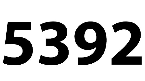 5392
