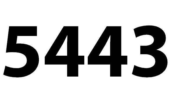 5443