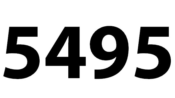 5495