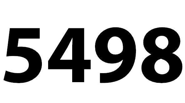 5498