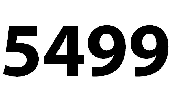 5499