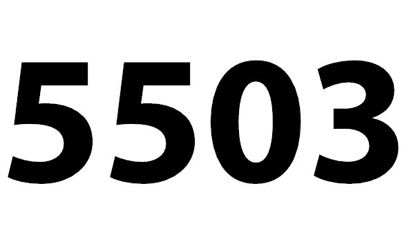 5503
