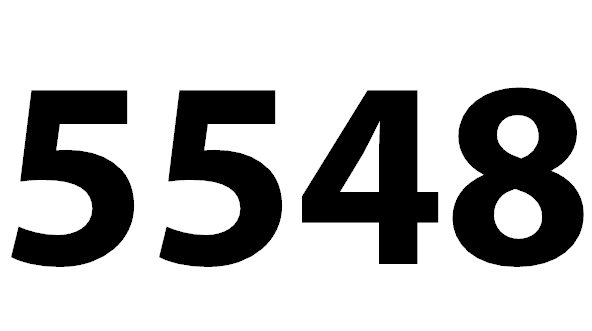 Zahl 5548
