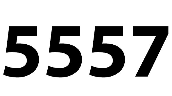 5557