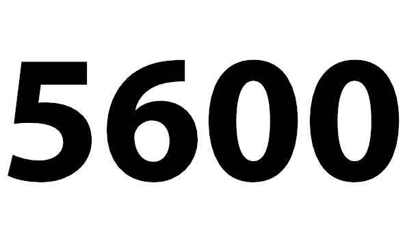 5600