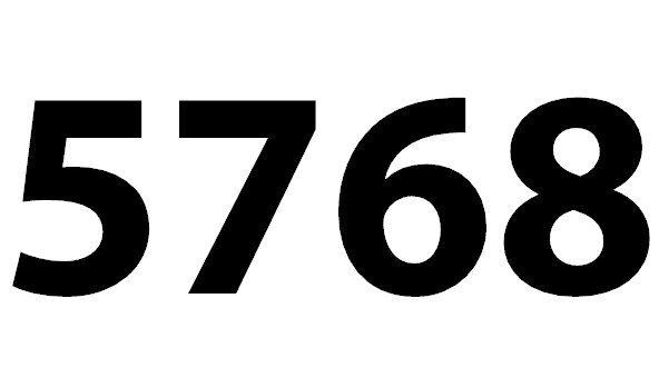 5768