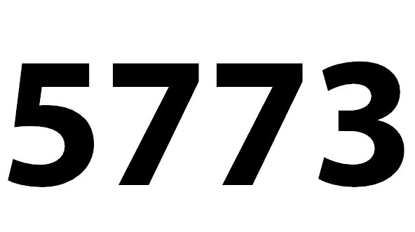 5773
