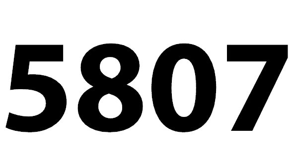 5807