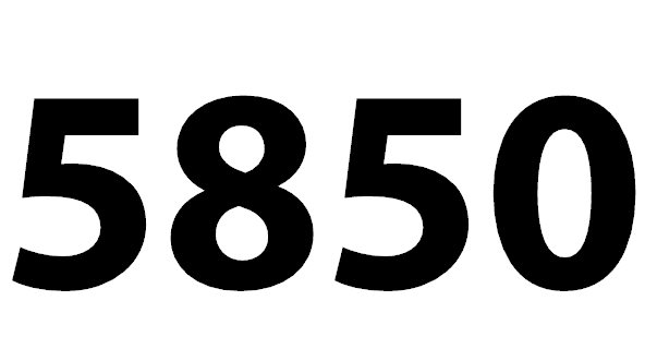 5850