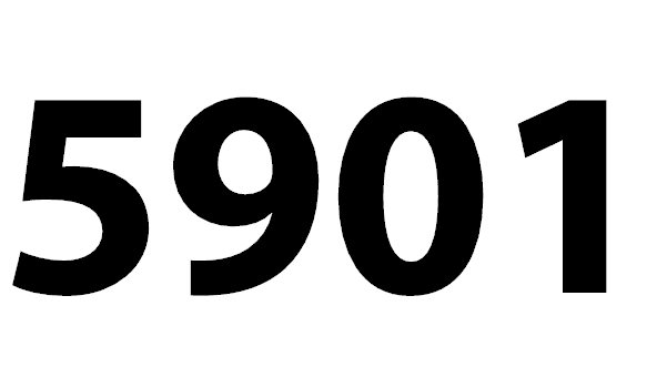 5901