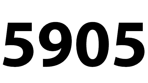 5905