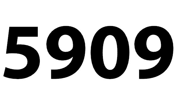 5909