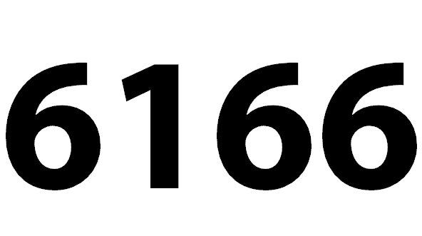 6166
