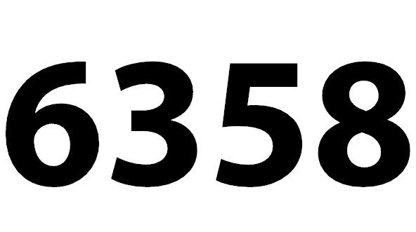 6358