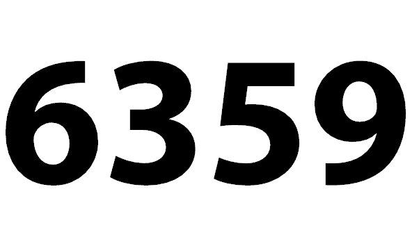 6359