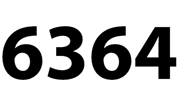 6364