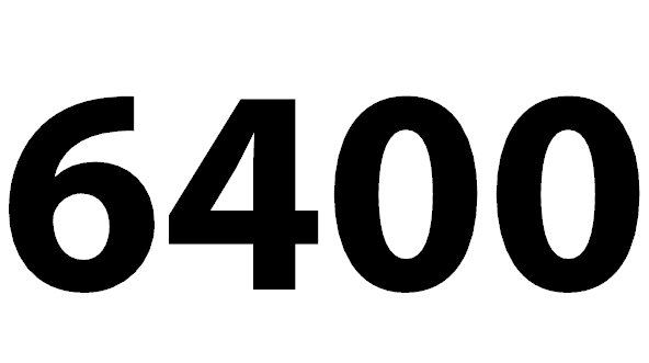6400