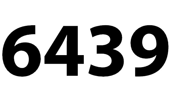 6439