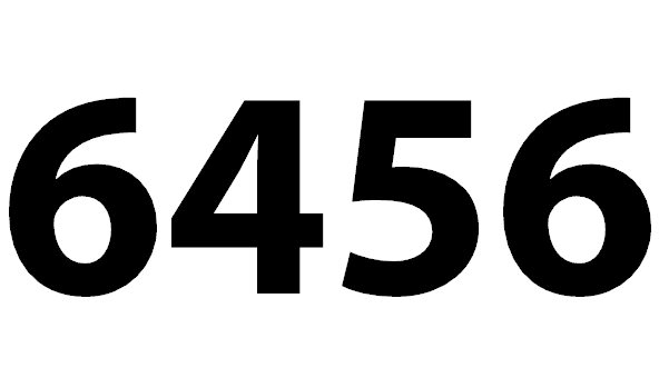 6456