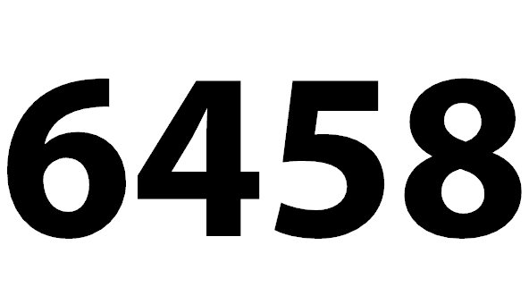 6458