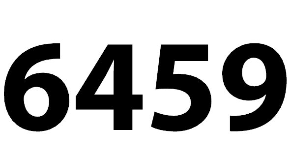 6459