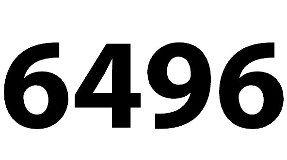 6496