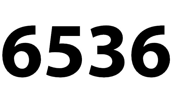 6536