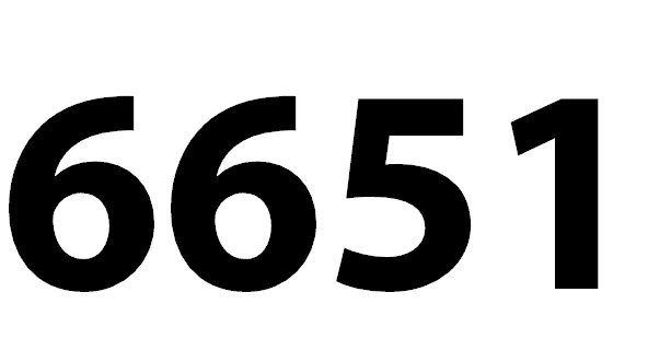 6651