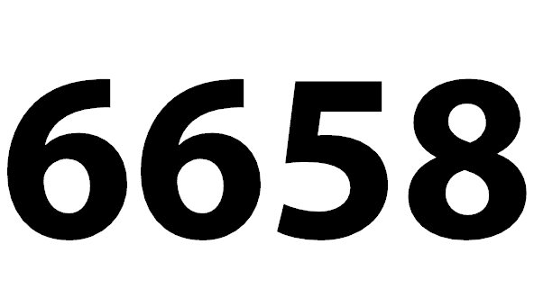 6658