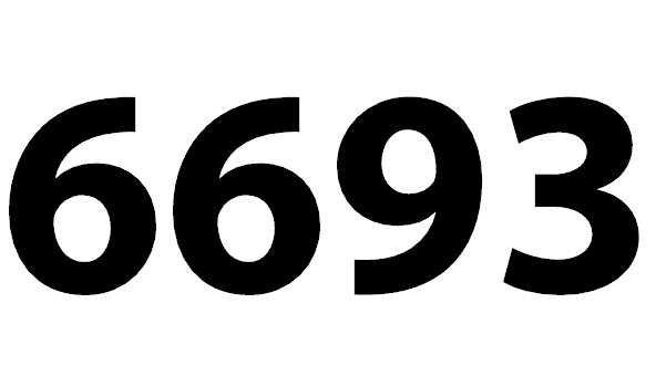 6693