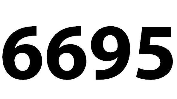 6695