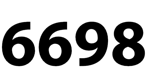 6698