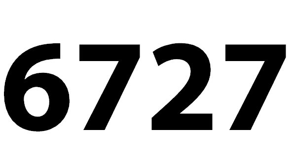6727