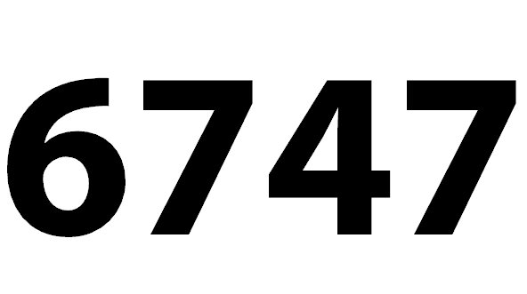 6747