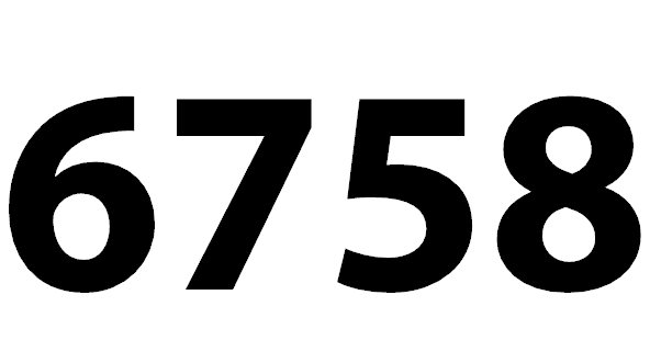 6758
