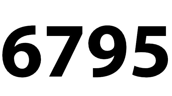 6795