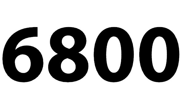 6800