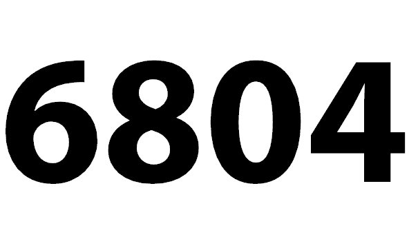 6804