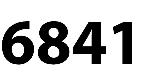 6841
