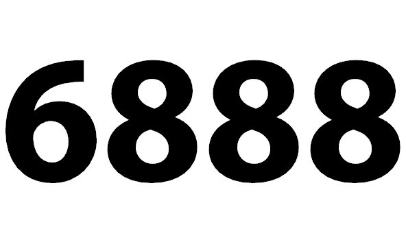 6888